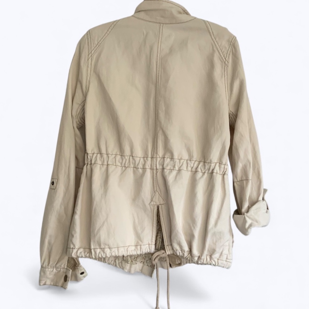 Anthropologie Daughters of the Liberation Tan Anorak Utility Jacket SZ 10 - Picture 6 of 15
